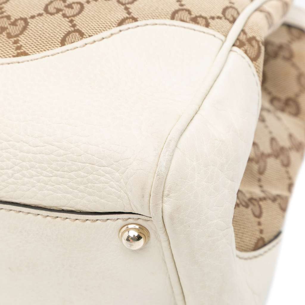 Gucci Small GG Canvas Diana Bamboo Top Handle Tote - Image 11