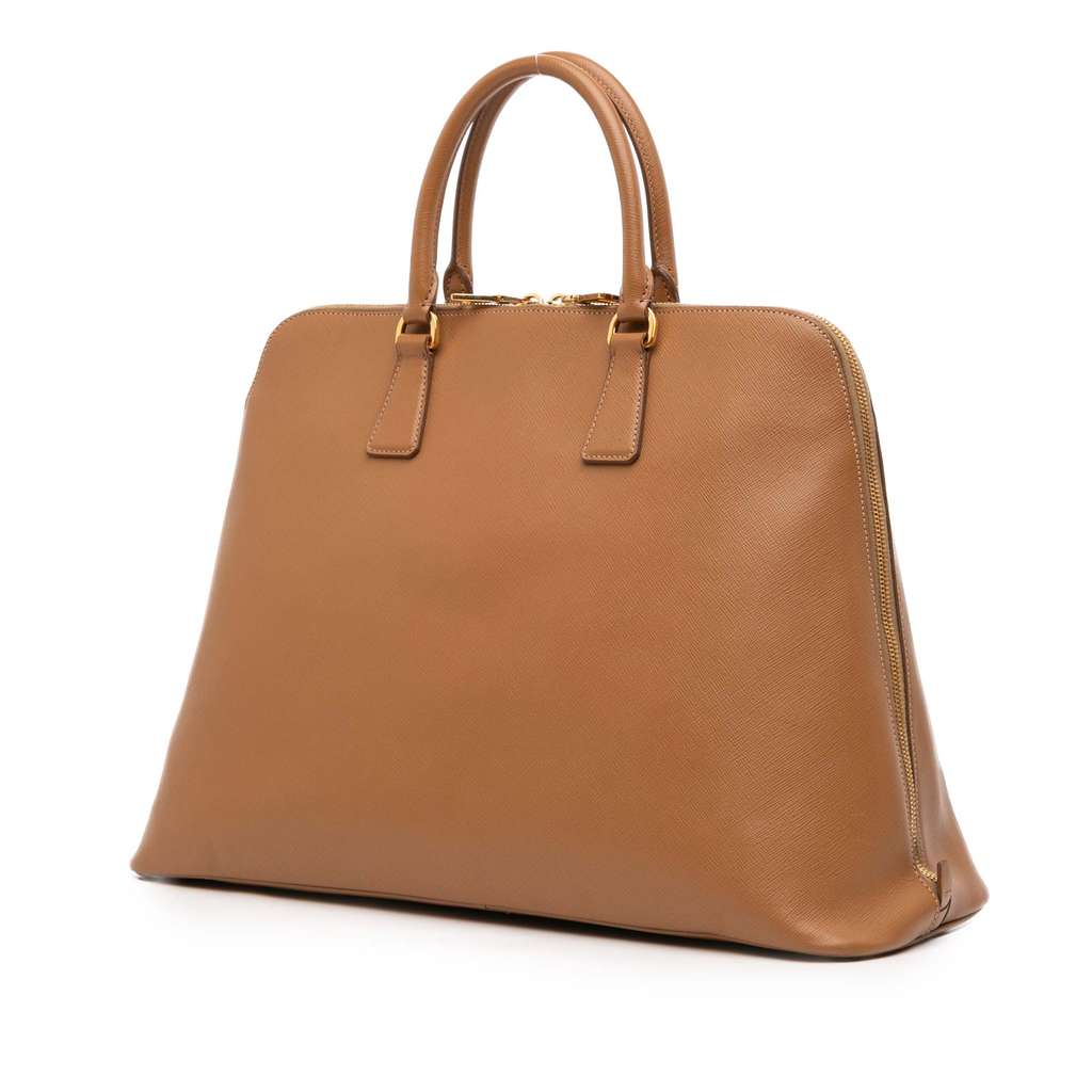 Prada Large Saffiano Lux Promenade Satchel - 2