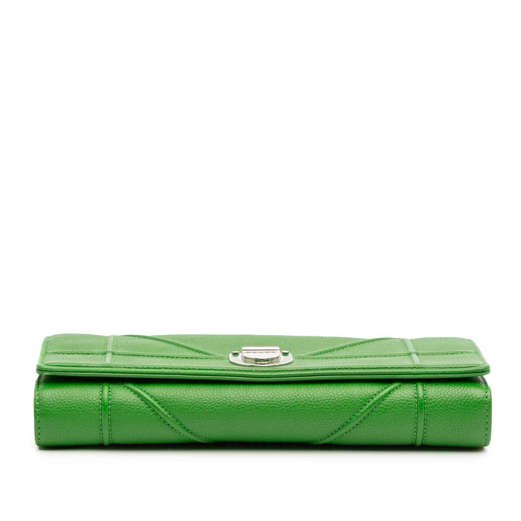 Dior Grained Calfskin Diorama Croisiere Wallet on Chain - Image 6