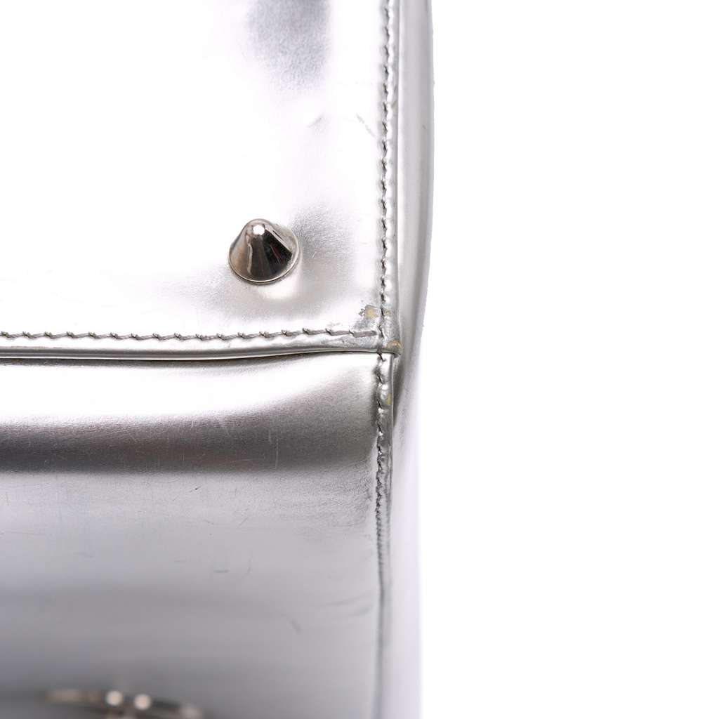 Dior Medium Metallic Patent Lady Dior - Image 13