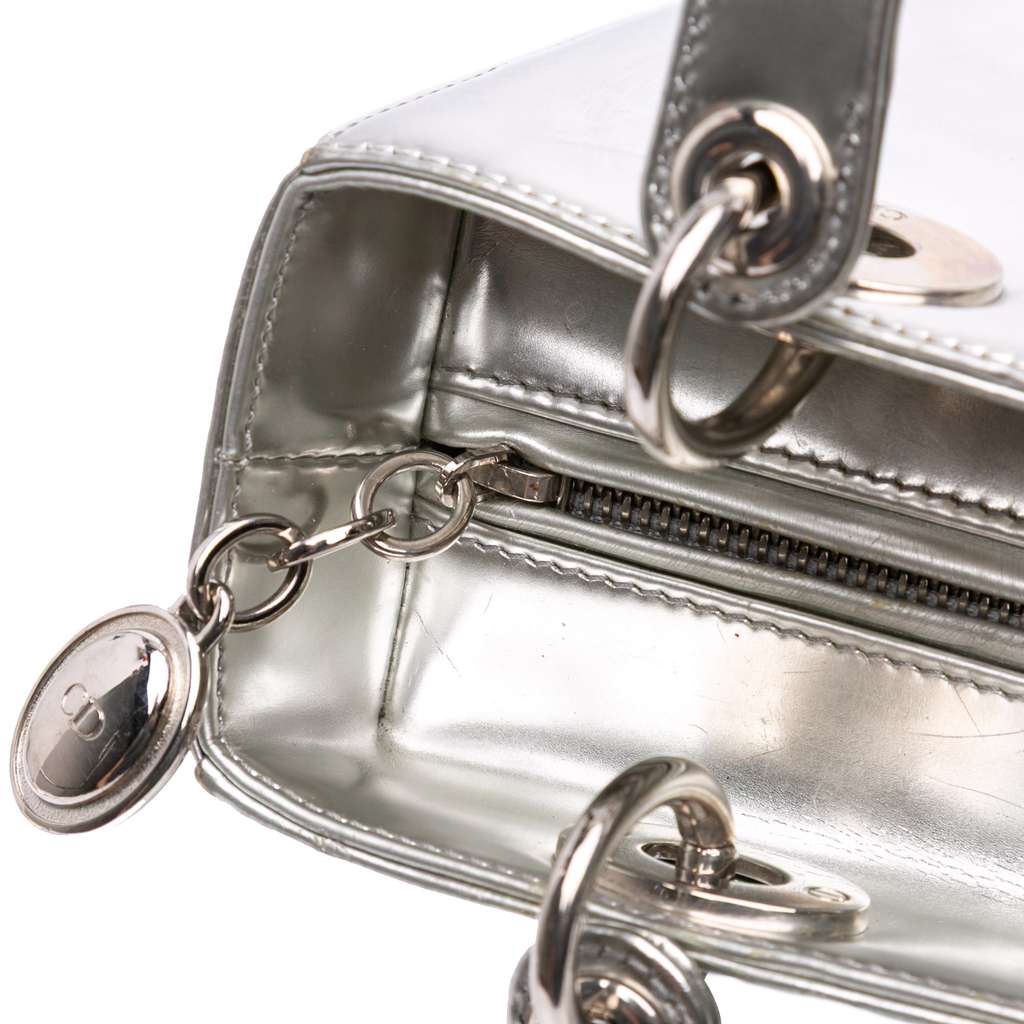 Dior Medium Metallic Patent Lady Dior - Detail 2