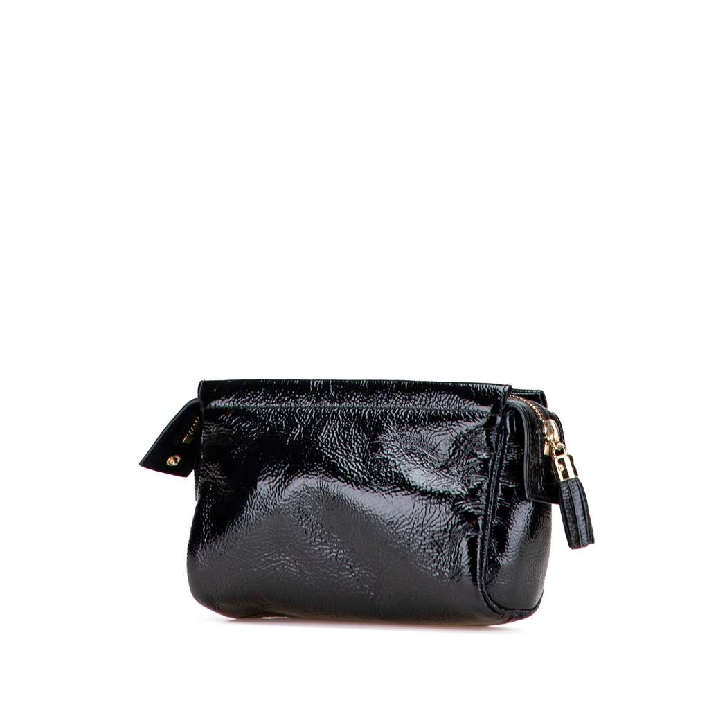 Gucci Soft Patent Soho Clutch - Back view