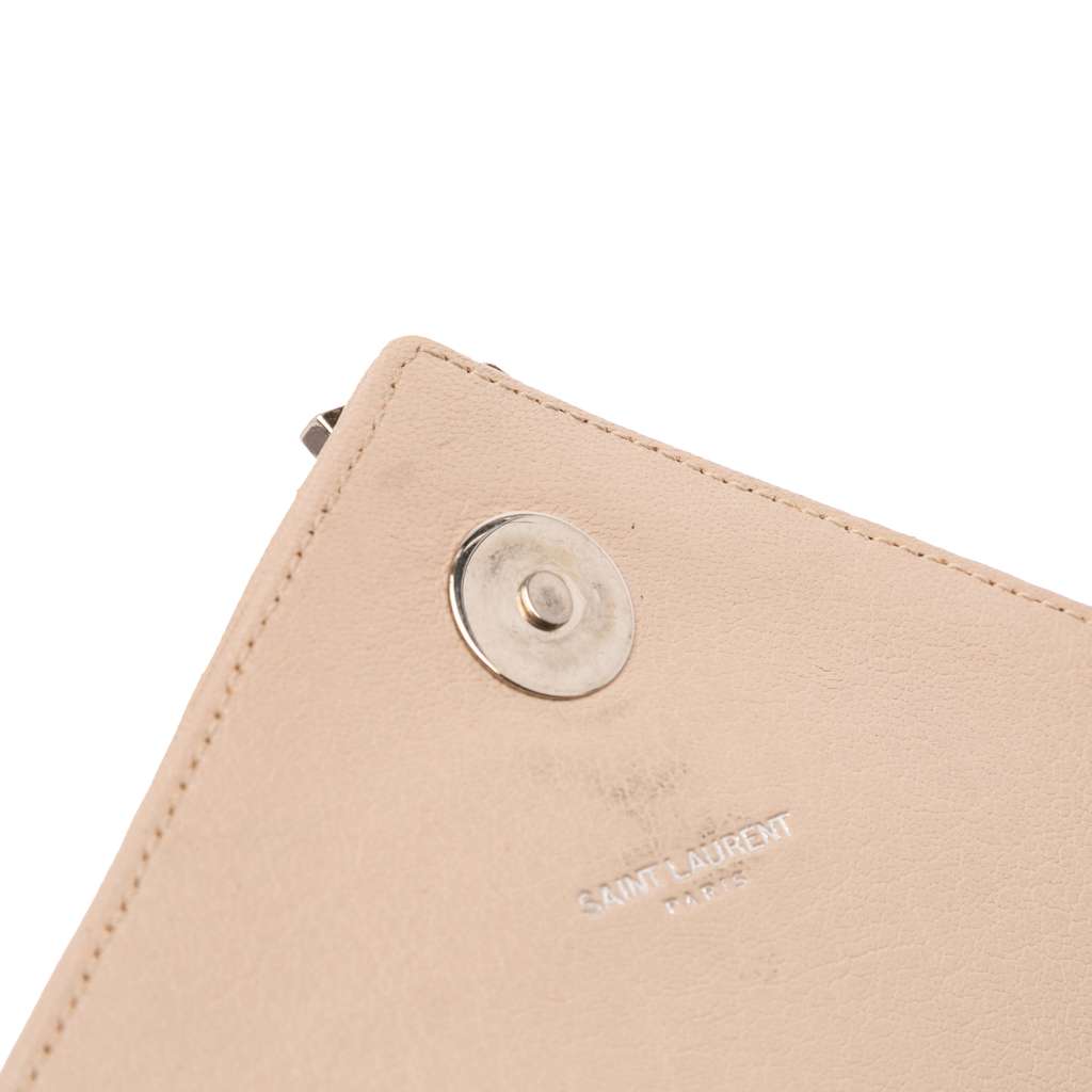 Saint Laurent Medium Monogram Chevron Sheepskin College Bag - Detail 2