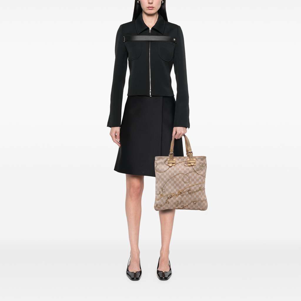 Loewe Anagram Canvas Embroidered Tote - Image 13