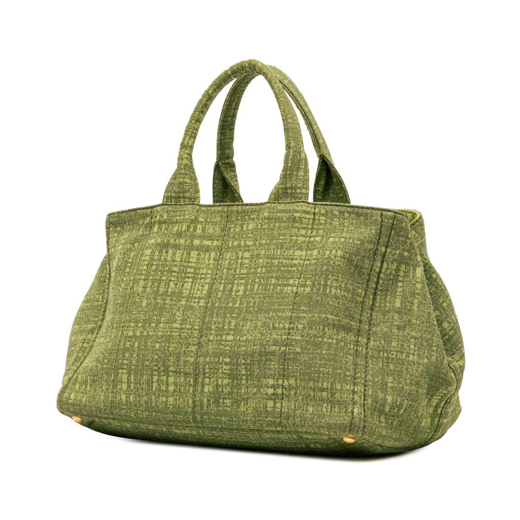 Prada Large Canvas Canapa Satchel - 2
