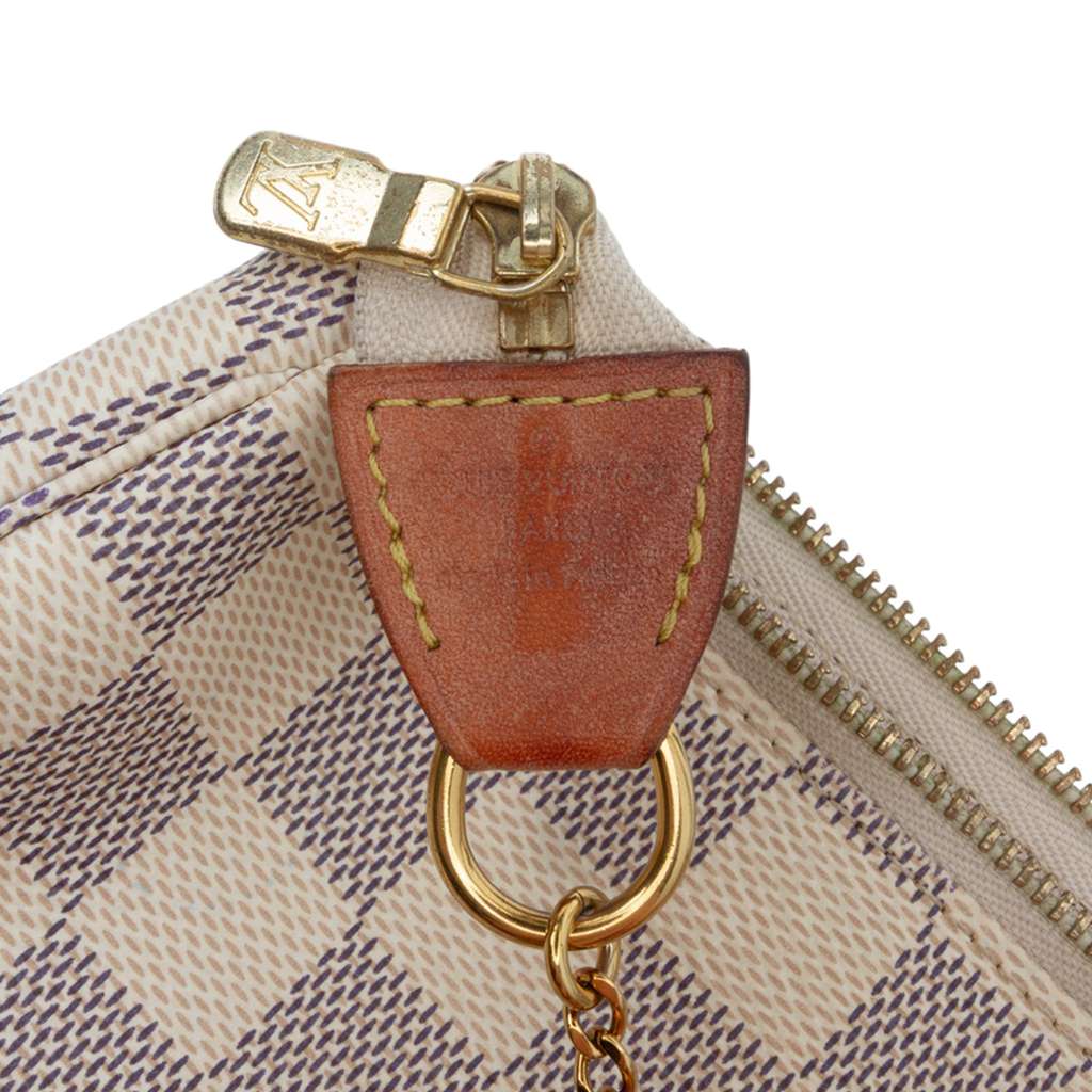 Louis Vuitton Damier Azur Mini Pochette Accessoires - Side view