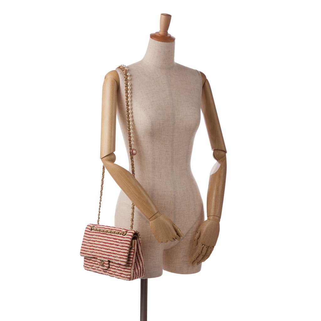 Chanel Medium Classic Jersey Coco Sailor Double Flap - Image 13