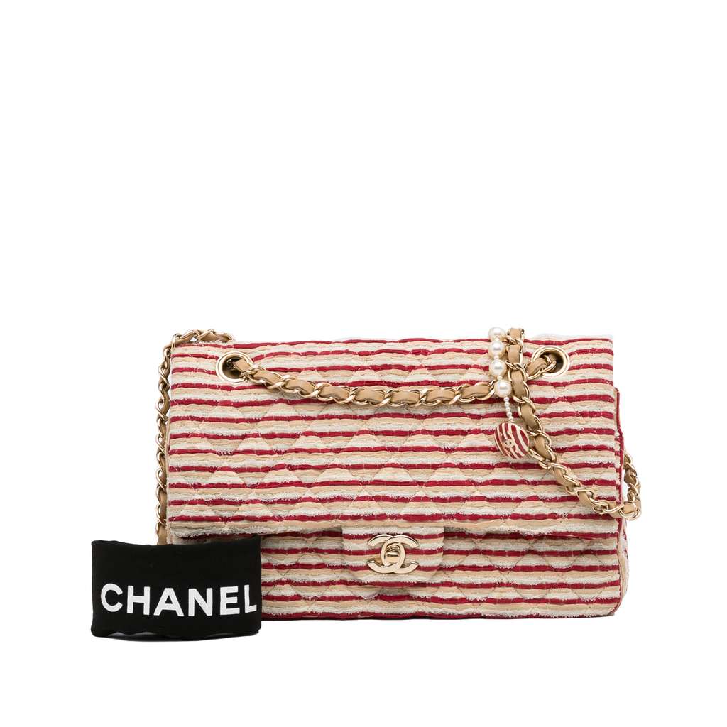 Chanel Medium Classic Jersey Coco Sailor Double Flap - Image 14