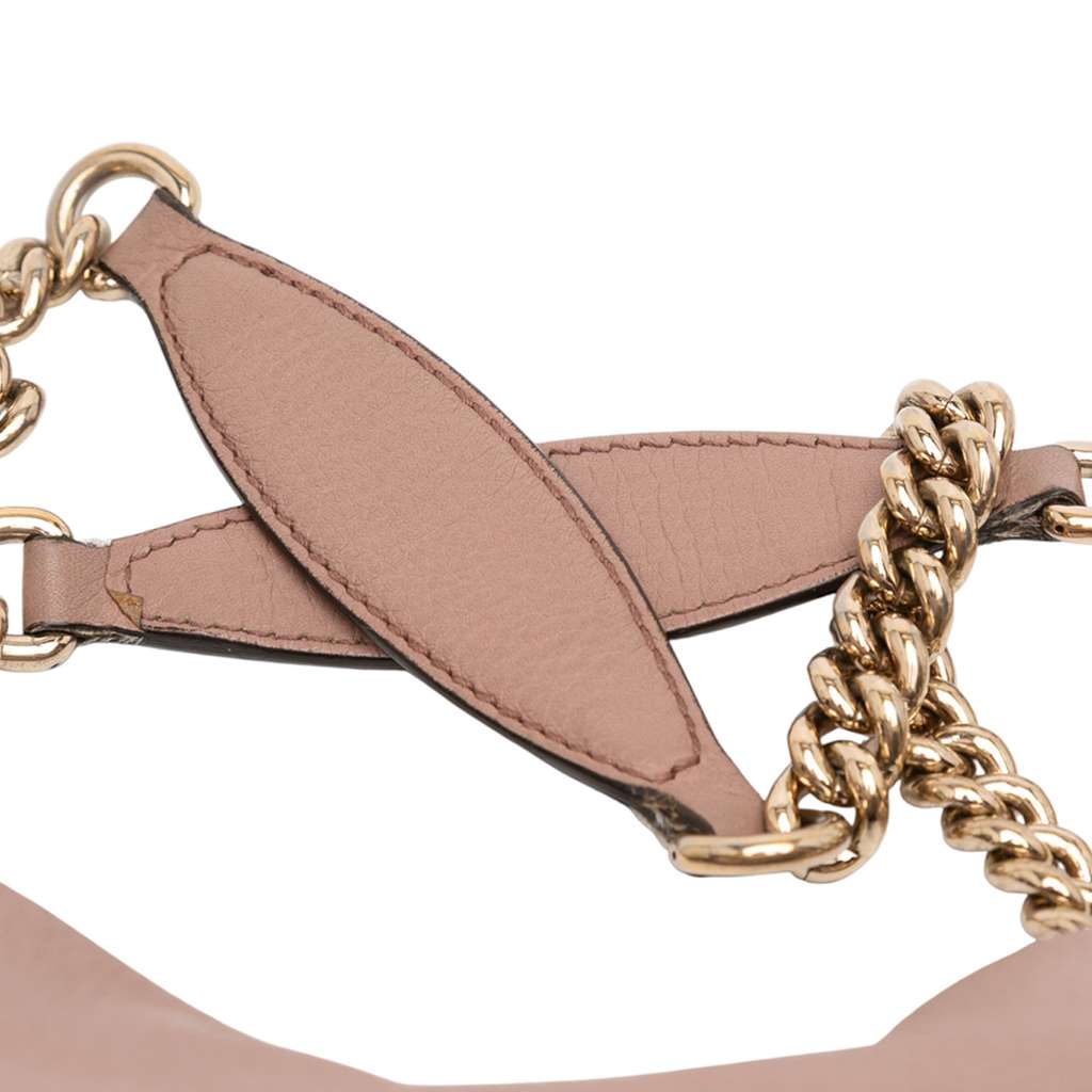 Gucci Medium Leather Soho Chain Tote - Image 11
