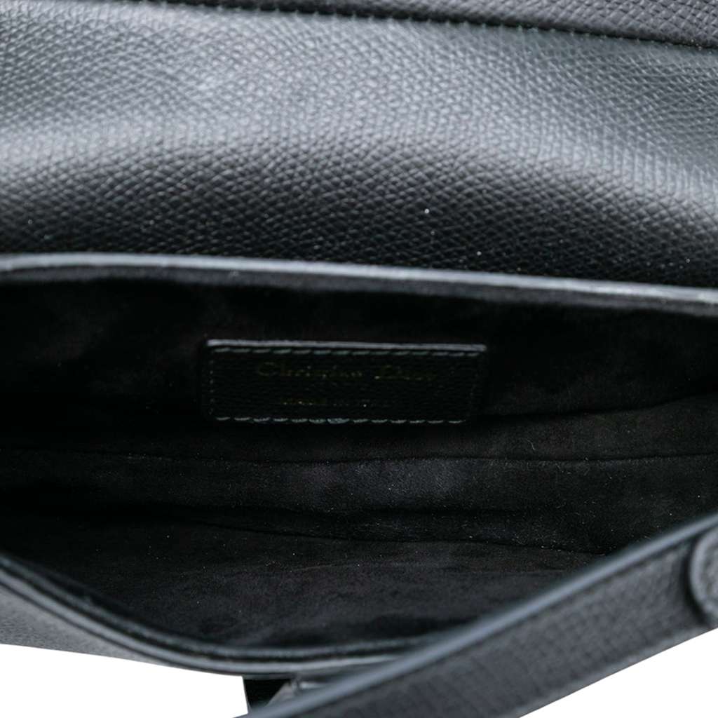 Dior Mini Grained Calfskin Saddle Bag - 4