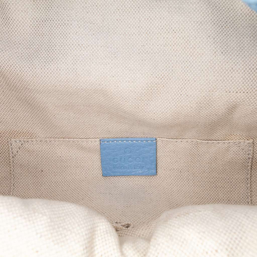 Gucci Leather Bamboo Tassel Backpack - Side view