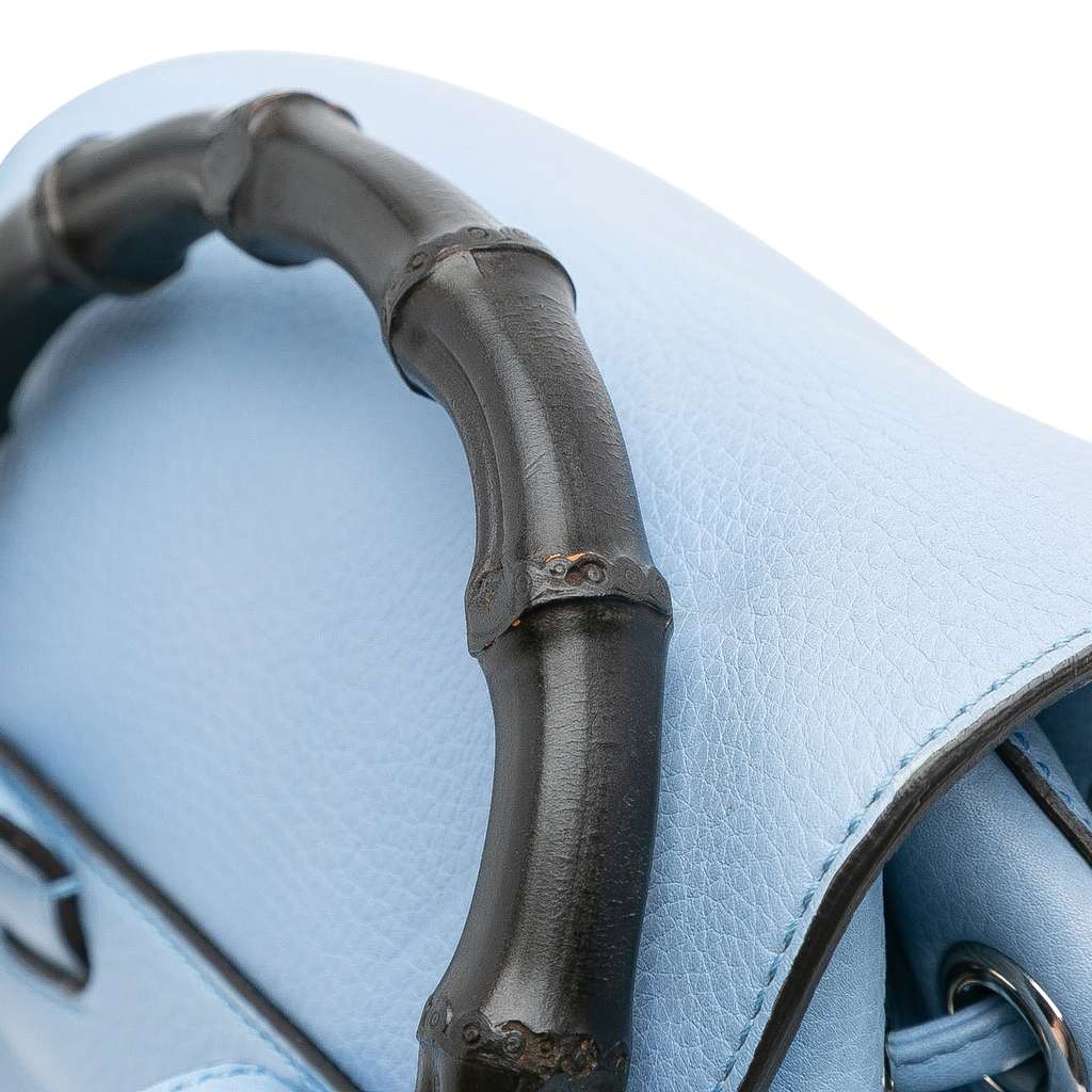 Gucci Leather Bamboo Tassel Backpack - Image 11