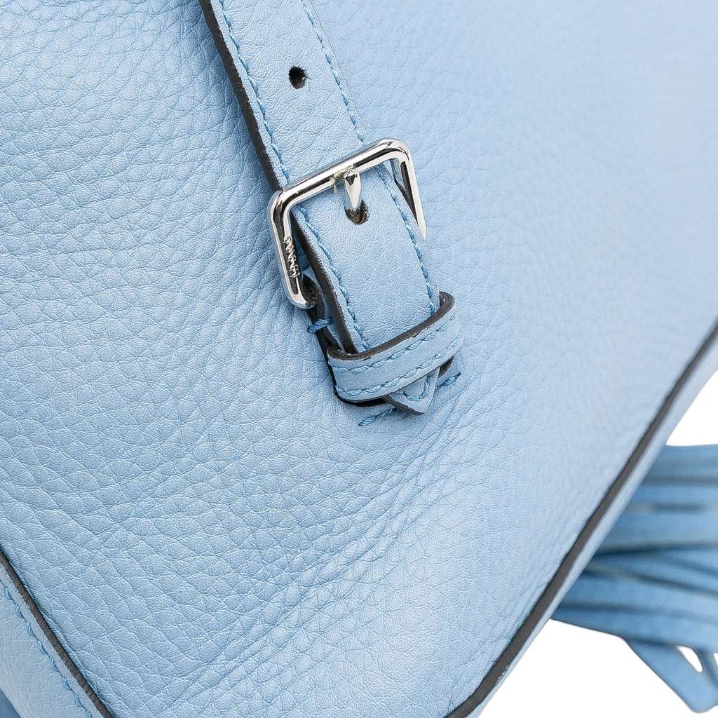 Gucci Leather Bamboo Tassel Backpack - Image 12