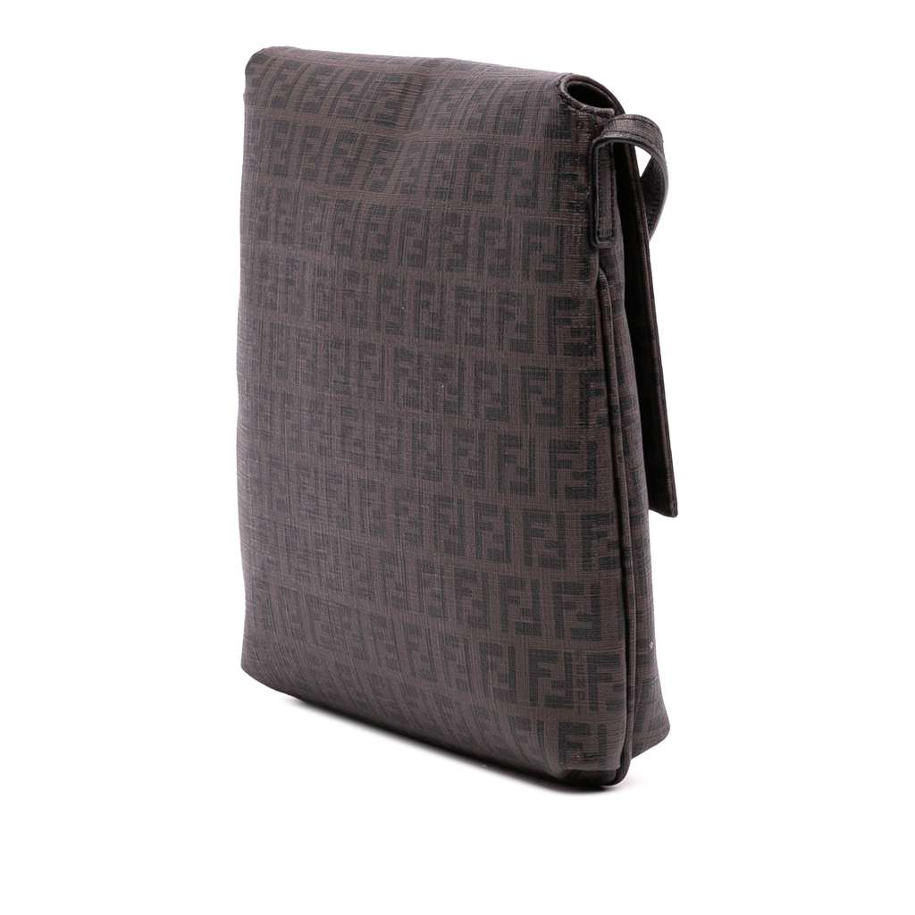 Fendi Zucchino Spalmati Crossbody - Back view