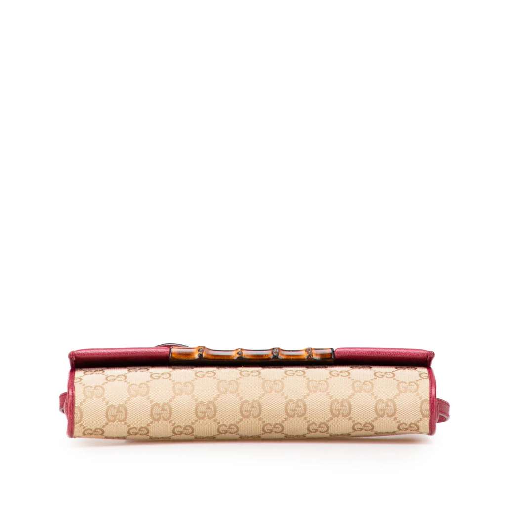 Gucci GG Canvas Bamboo Bar Crossbody - Image 6