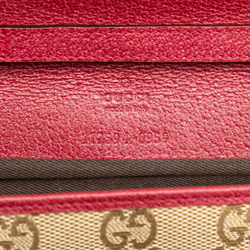 Gucci GG Canvas Bamboo Bar Crossbody - Side view