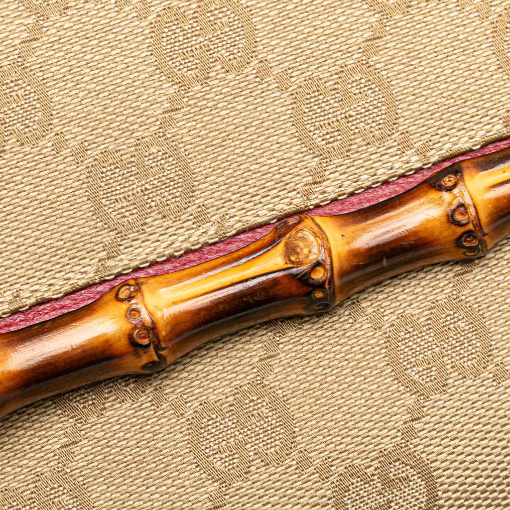 Gucci GG Canvas Bamboo Bar Crossbody - Detail 2