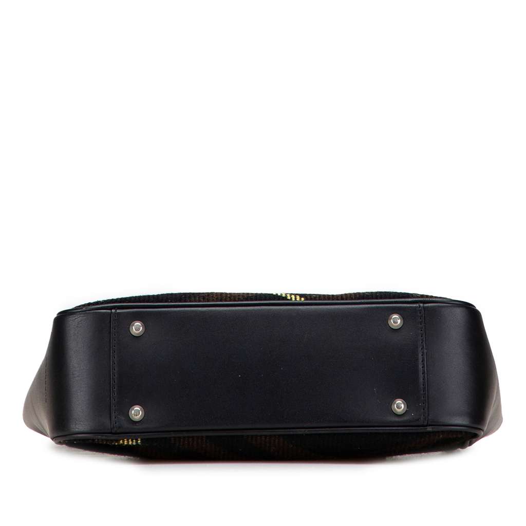 Burberry Superenova Check Wool Tote - Image 6