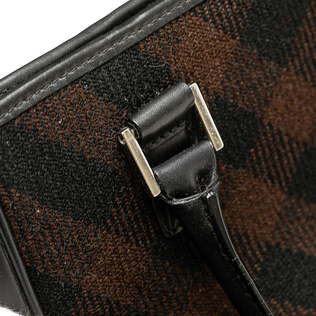 Burberry Superenova Check Wool Tote - Detail 2