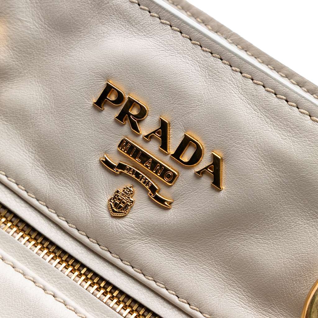 Prada Soft Calf Satchel - Side view