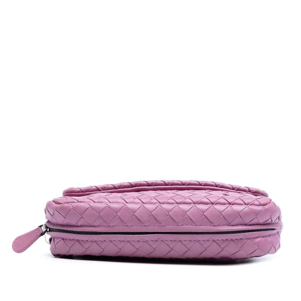 Bottega Veneta Mini Nappa Intrecciato Expandable Chain Flap Crossbody - Image 6