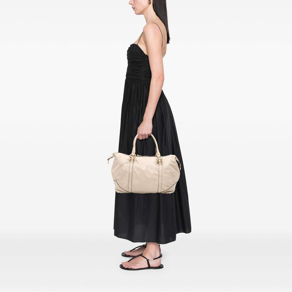 Gucci Leather Horsebit Nail Boston Bag - Image 14