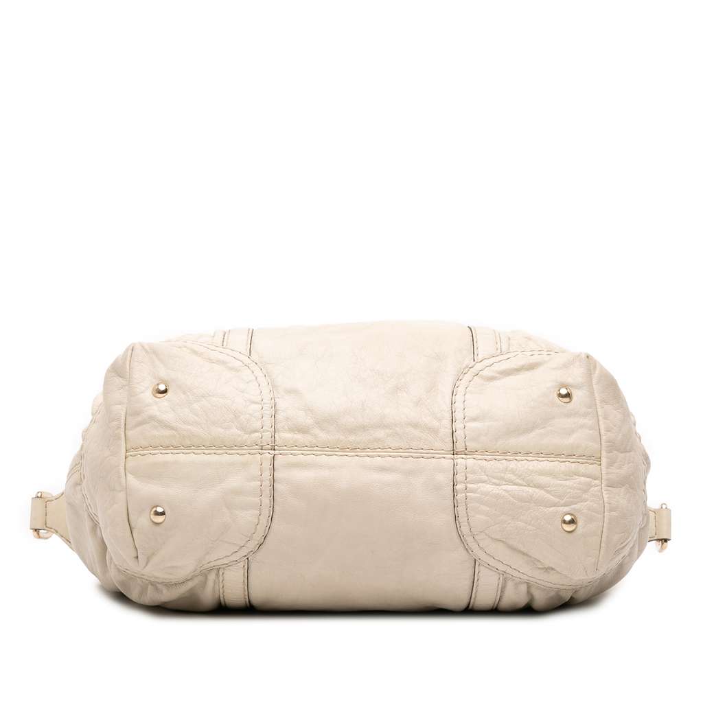 Gucci Leather Horsebit Nail Boston Bag - Image 6