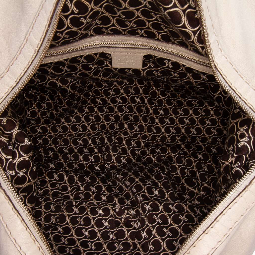 Gucci Leather Horsebit Nail Boston Bag - 4