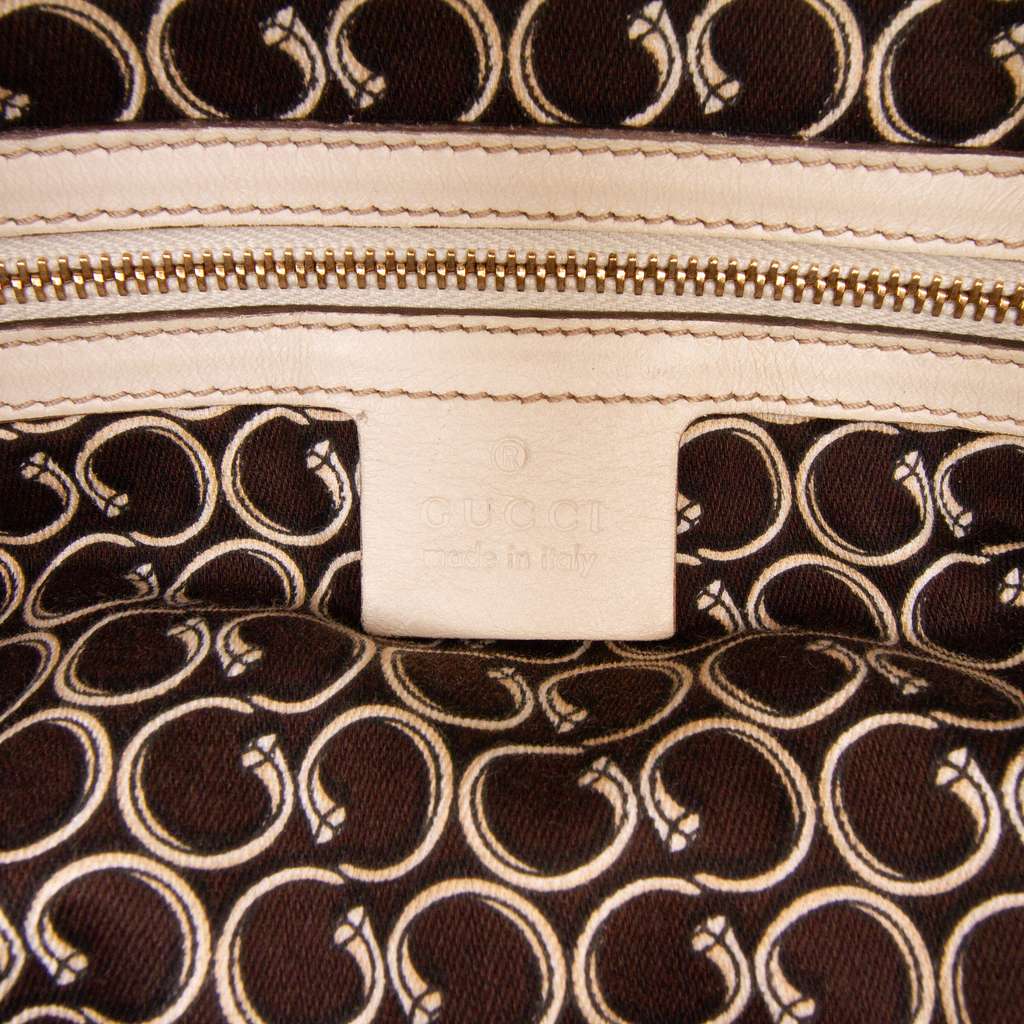 Gucci Leather Horsebit Nail Boston Bag - Side view