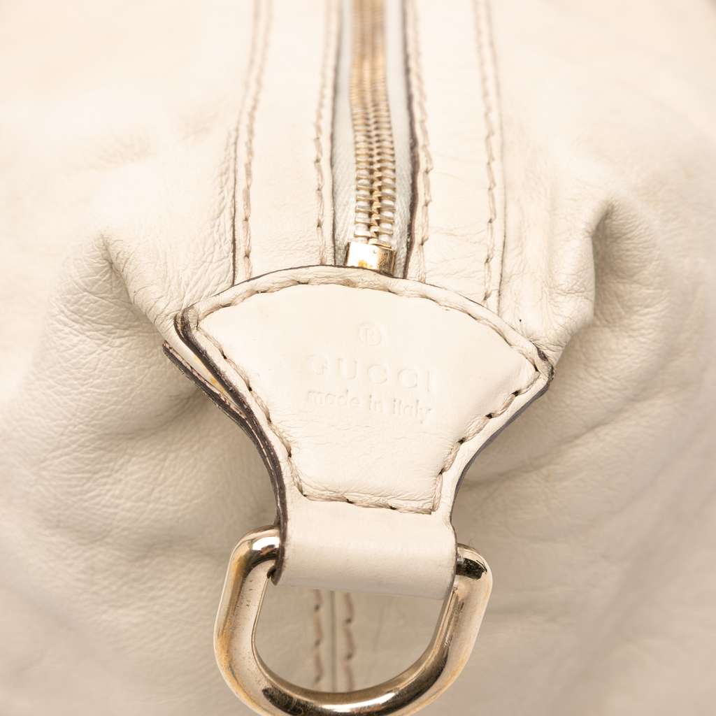 Gucci Leather Horsebit Nail Boston Bag - Detail 2
