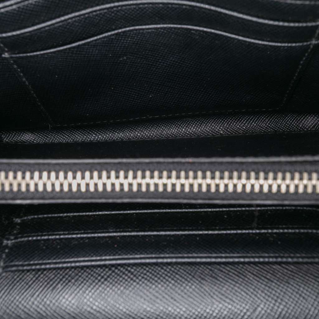 Prada Saffiano Crystal Studded Wallet on Strap - 4