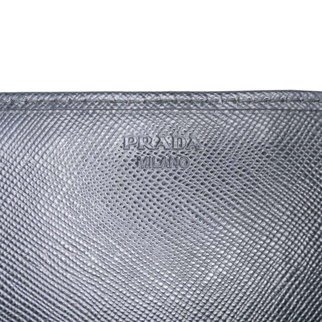 Prada Saffiano Crystal Studded Wallet on Strap - Side view