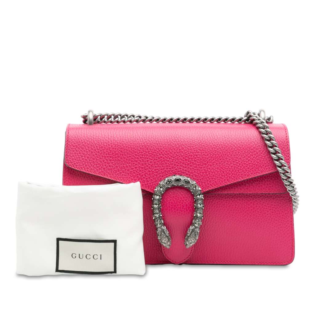 Gucci Small Leather Dionysus Shoulder Bag - Image 10