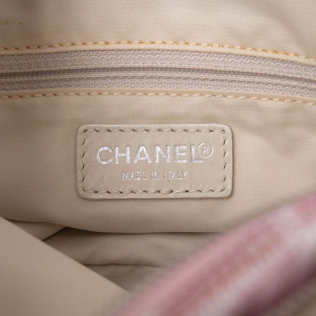 Chanel New Travel Line Nylon Satchel - Side view