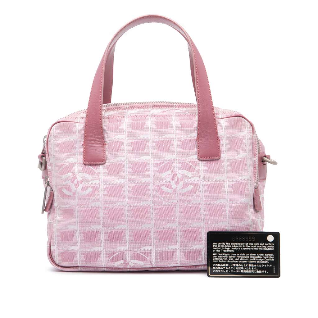 Chanel New Travel Line Nylon Satchel - Image 10