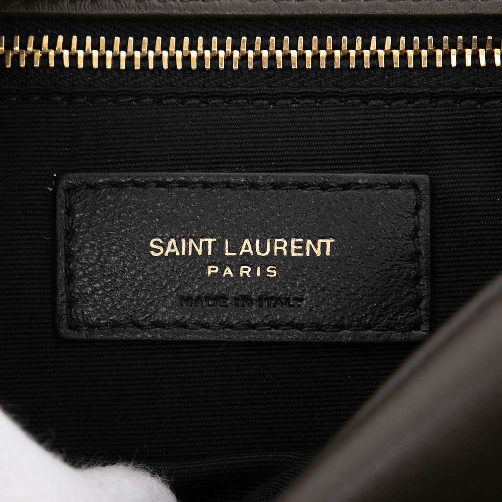 Saint Laurent Small Lambskin Calypso Shoulder Bag - Side view