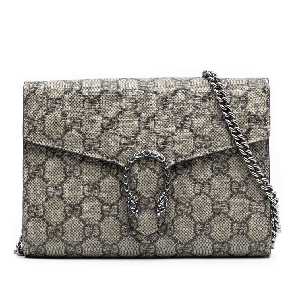 Gucci GG Supreme Dionysus Chain Wallet