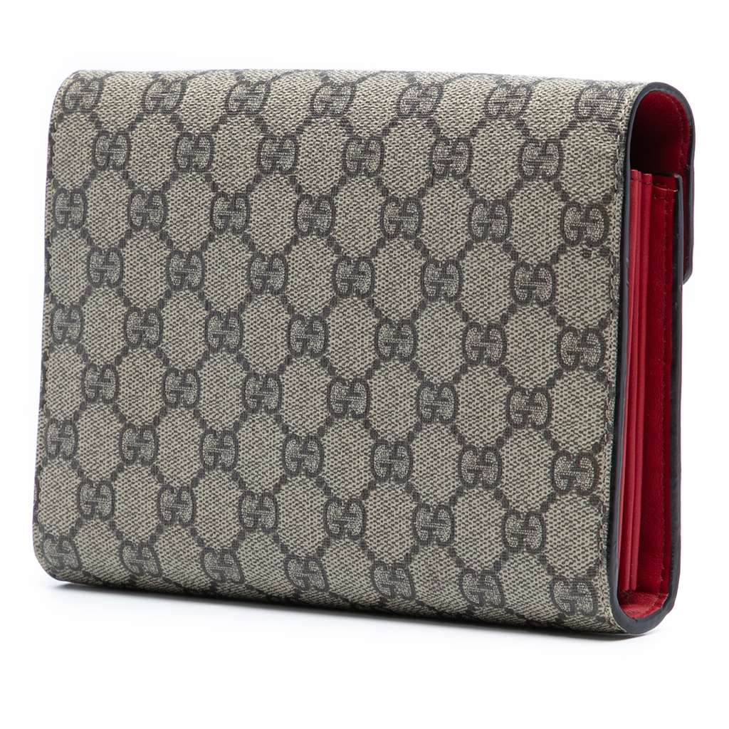 Gucci GG Supreme Dionysus Chain Wallet - Back view