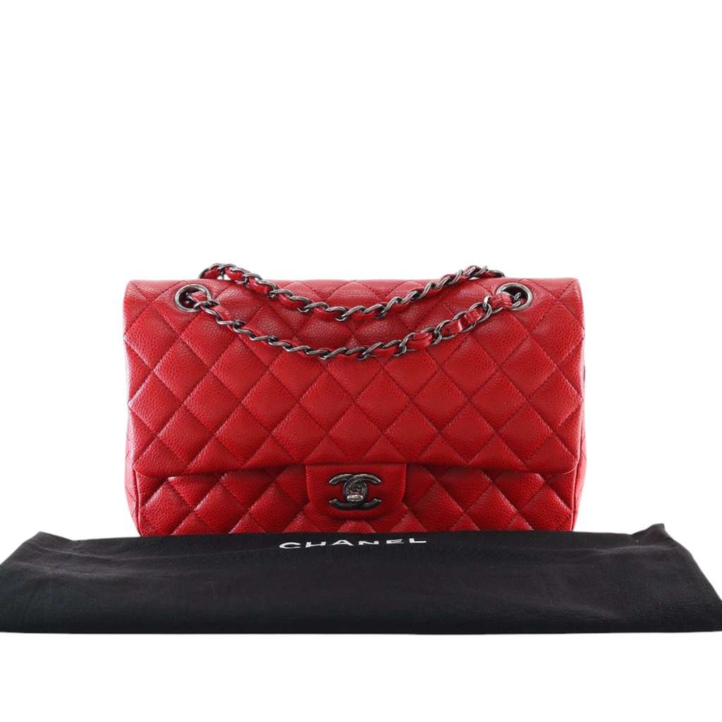 Chanel Medium Classic Caviar Double Flap - Image 17