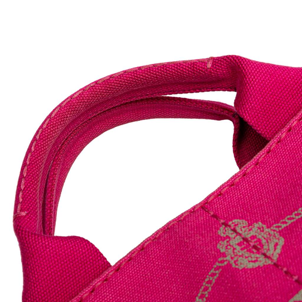 Prada Small Canvas Canapa Logo Satchel - Image 11