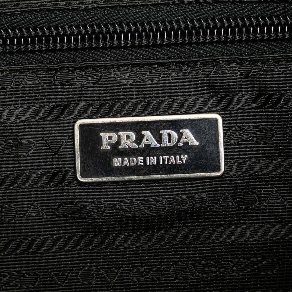 Prada Tessuto Zip Top Crossbody - Side view