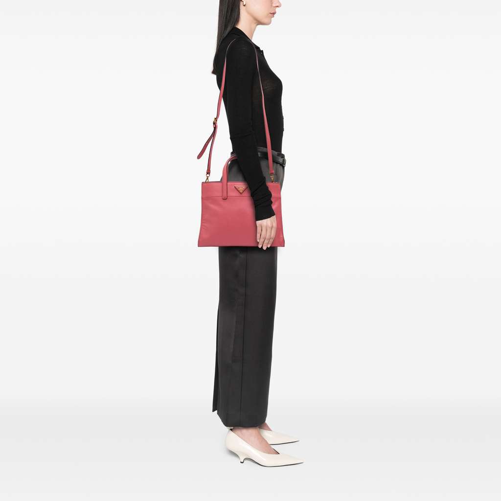 Prada Saffiano Soft Triple Pocket Tote - Image 13