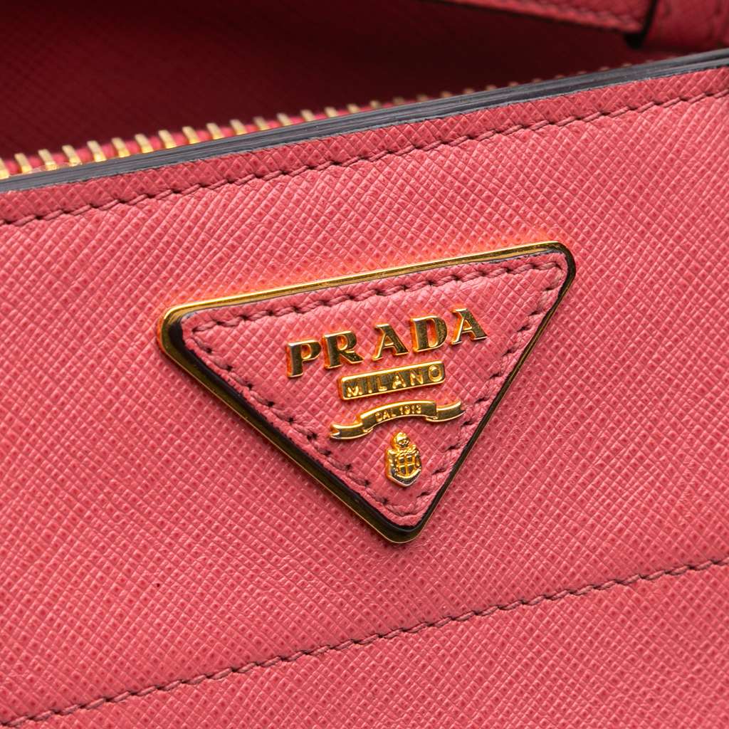 Prada Saffiano Soft Triple Pocket Tote - Side view