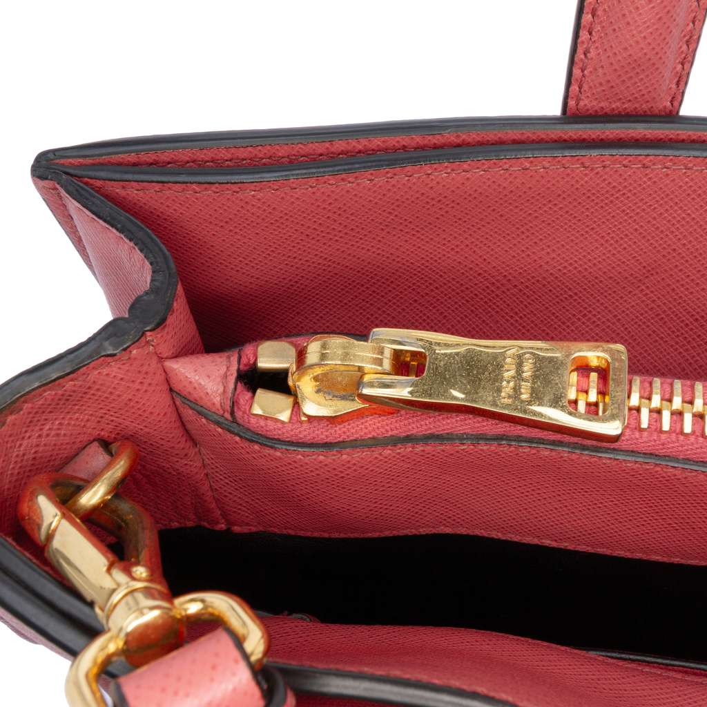 Prada Saffiano Soft Triple Pocket Tote - Image 10