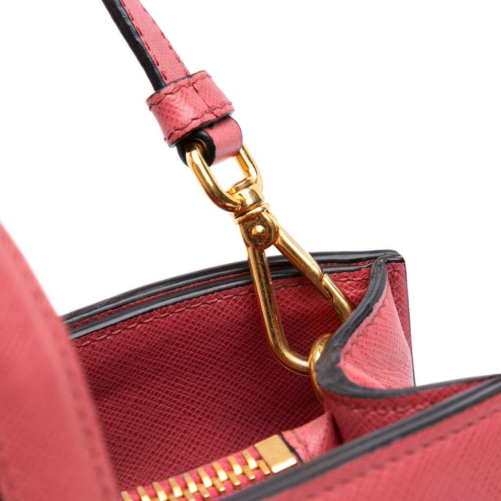 Prada Saffiano Soft Triple Pocket Tote - Image 11
