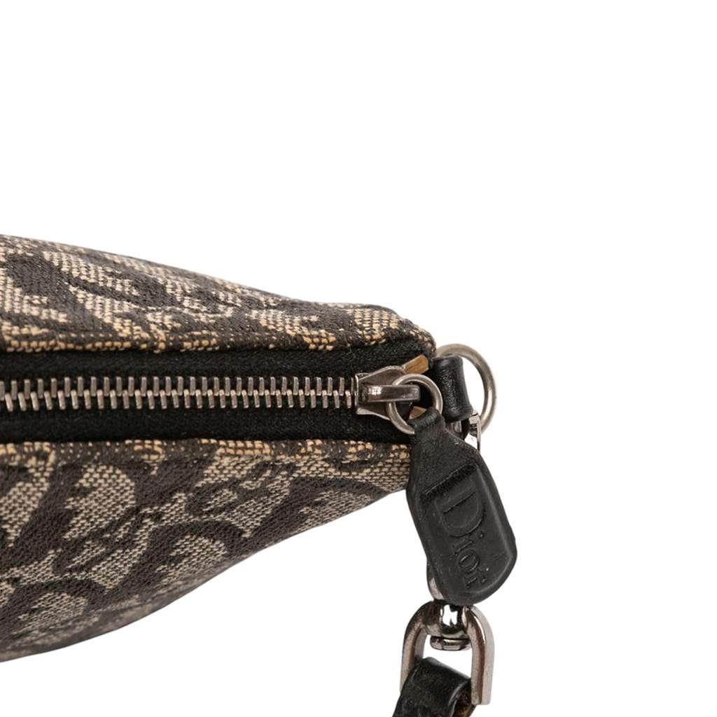 Dior Mini Diorissimo Canvas Saddle Pochette - Image 10