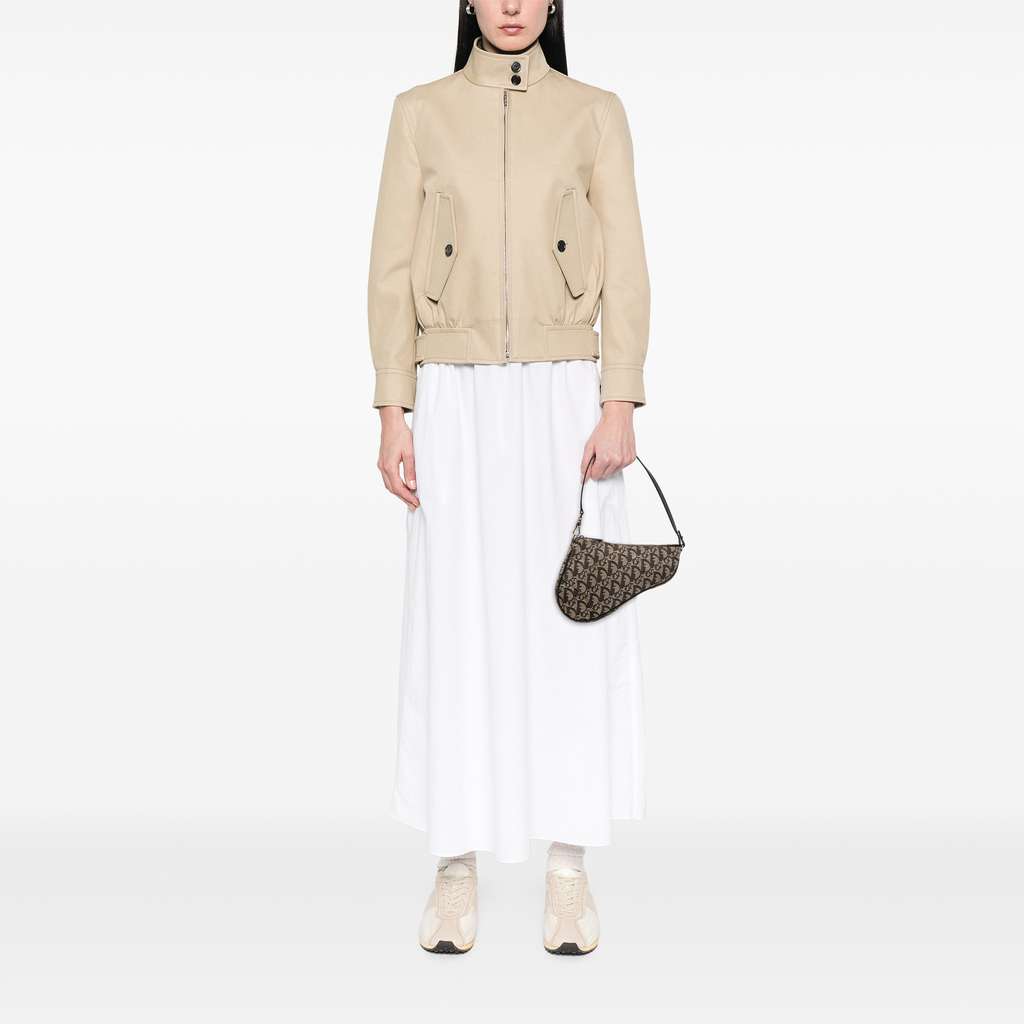 Dior Mini Diorissimo Canvas Saddle Pochette - Image 12