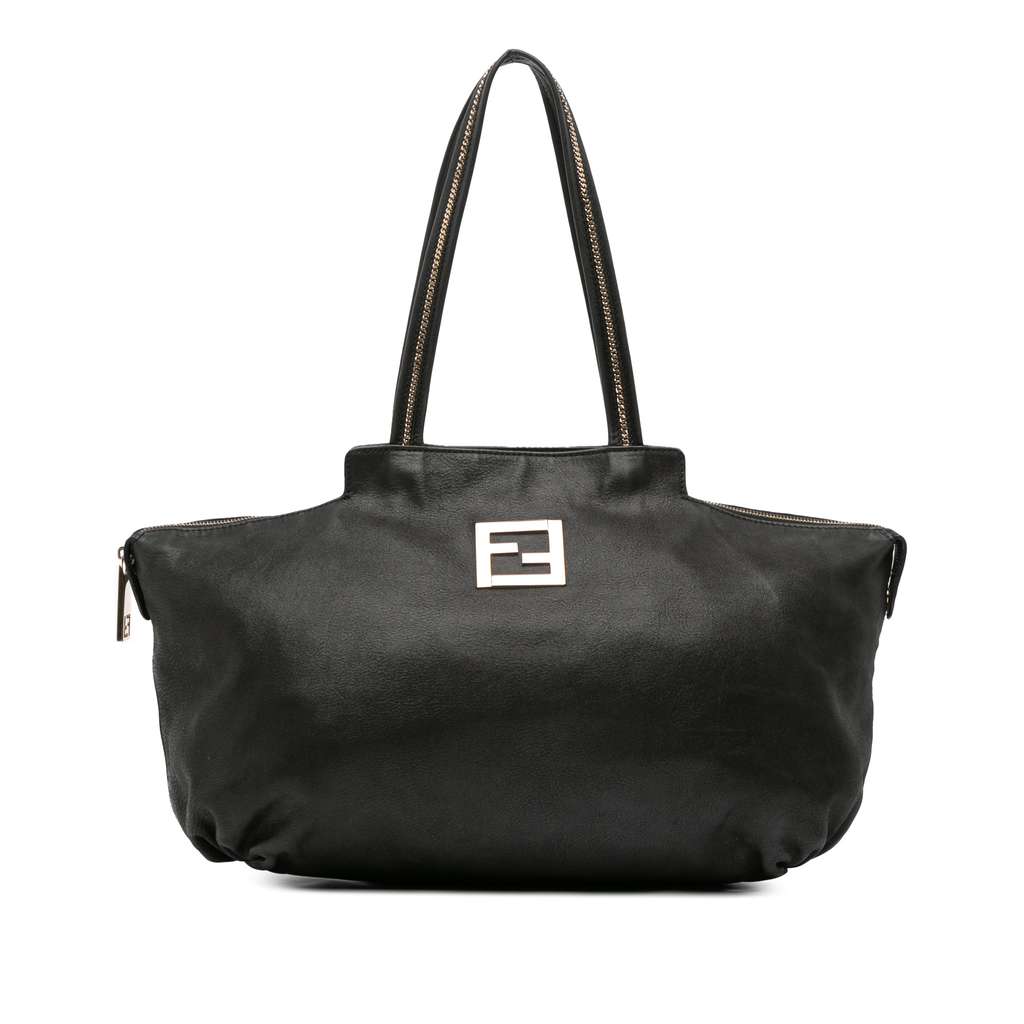 Fendi Medium Nubuck Chains Tote