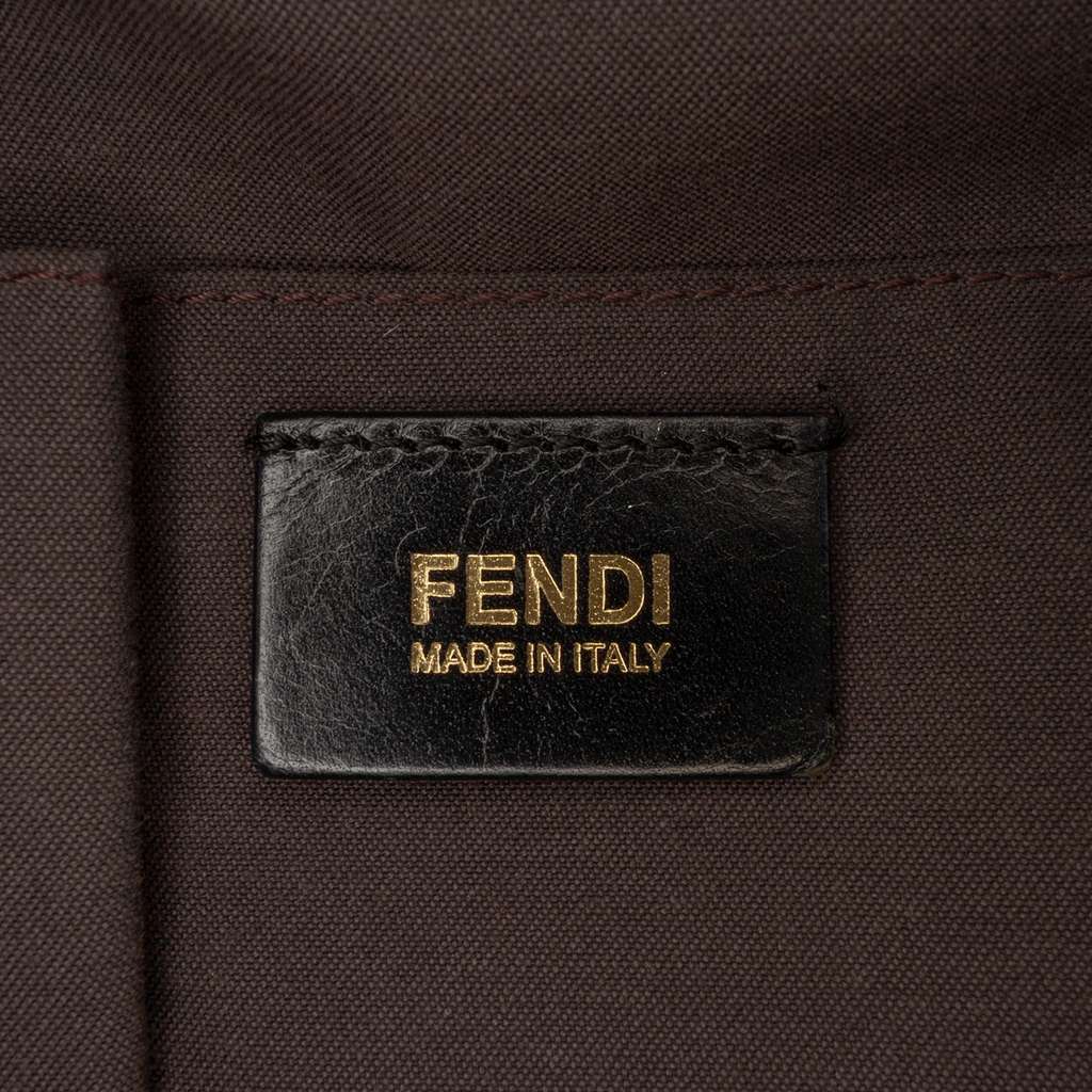 Fendi Medium Nubuck Chains Tote - Side view