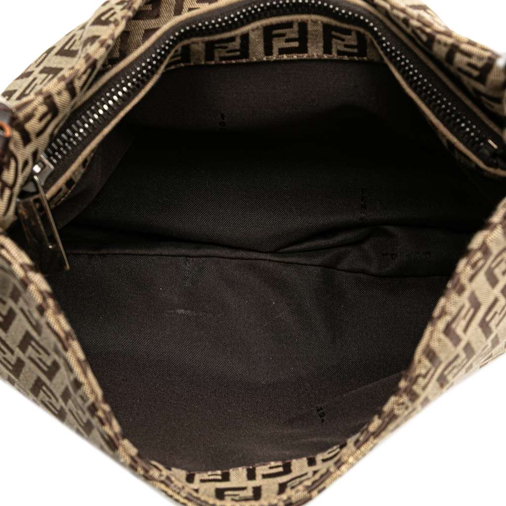 Fendi Zucchino Canvas Shoulder Bag - 4